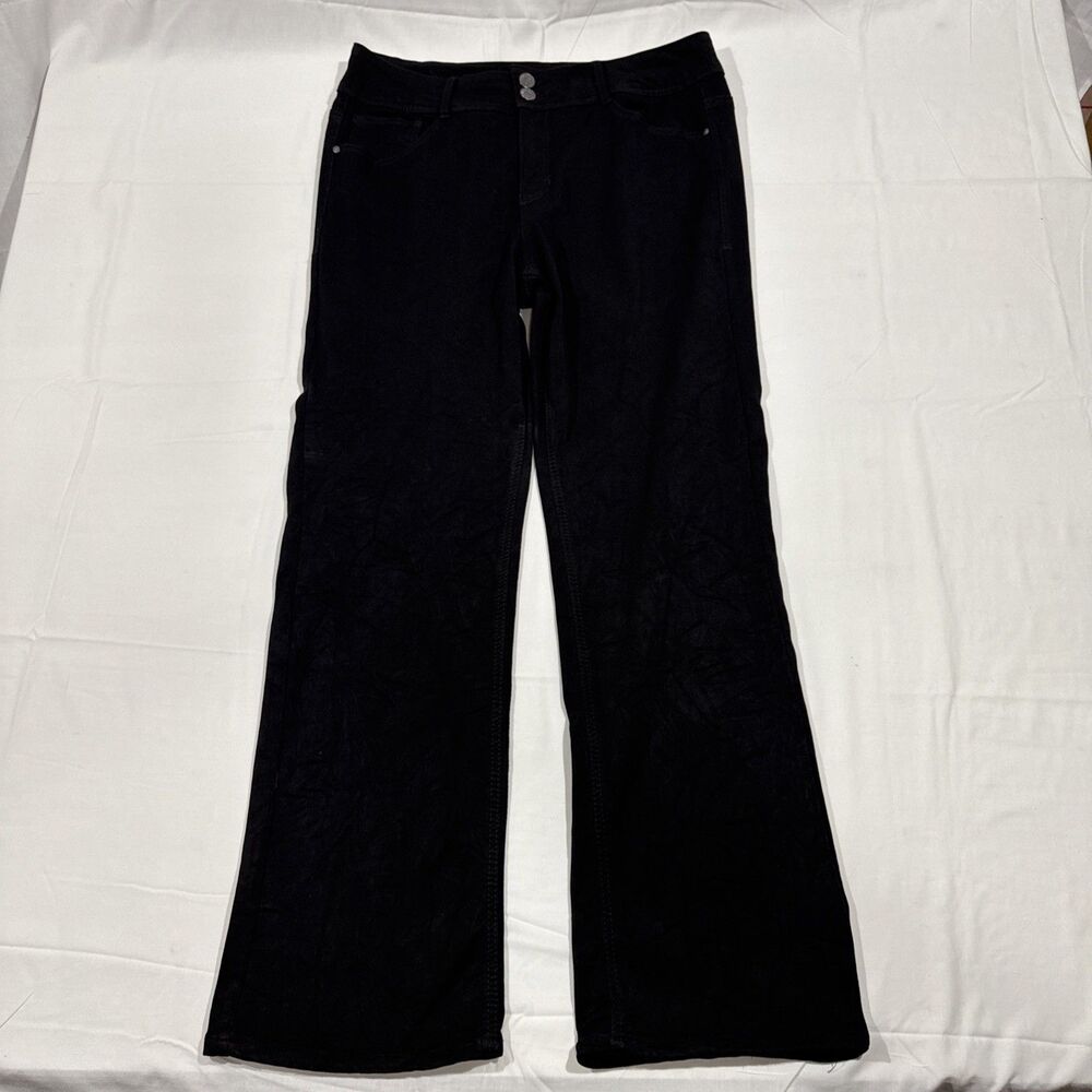 Angels Forever Young Everluxe Curvy Bootcut Pants Size 14/32 Black